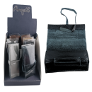 Feinschnittbeutel Leder Schwarz 10er set